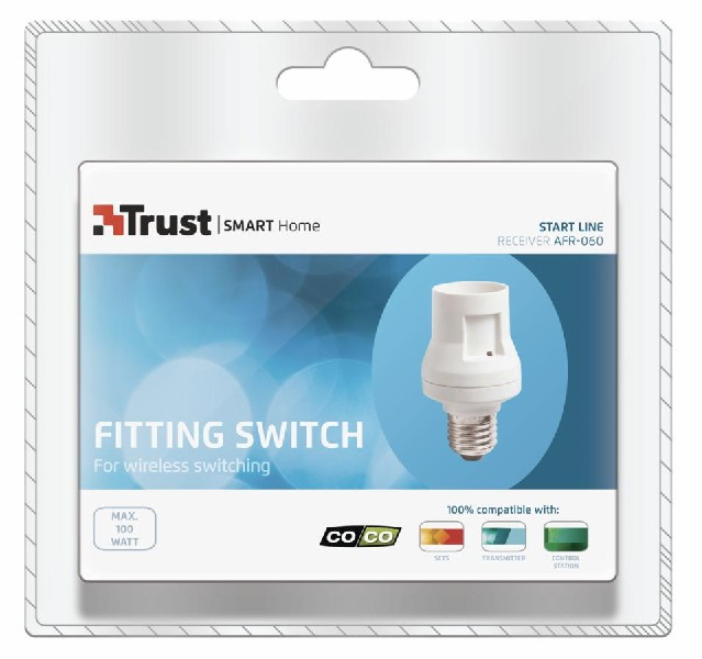 Módulo atenuador - TRUST AFR-060, Para Dimmer, Control inalámbrico de iluminación, Blanco, domótica