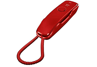 Teléfono - Gigaset DA210, 10 contactos, Rojo