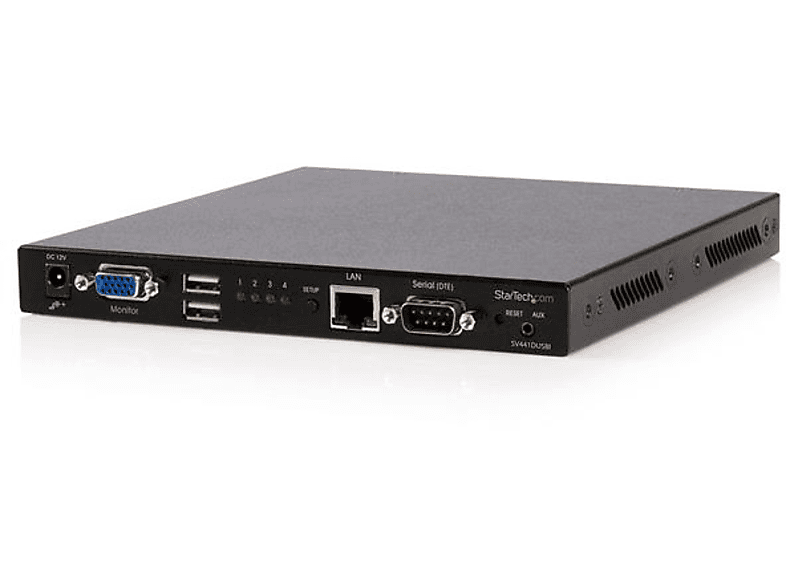 Switch KVM | StarTech.com SV441DUSBI Conmutador KVM de 4 Puertos VGA con Virtual Media