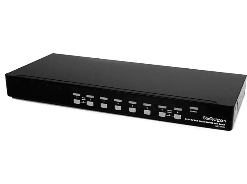 Switch KVM | StarTech.com SV831DVIU Switch Conmutador KVM DVI USB de 8 puertos para Rack 1U