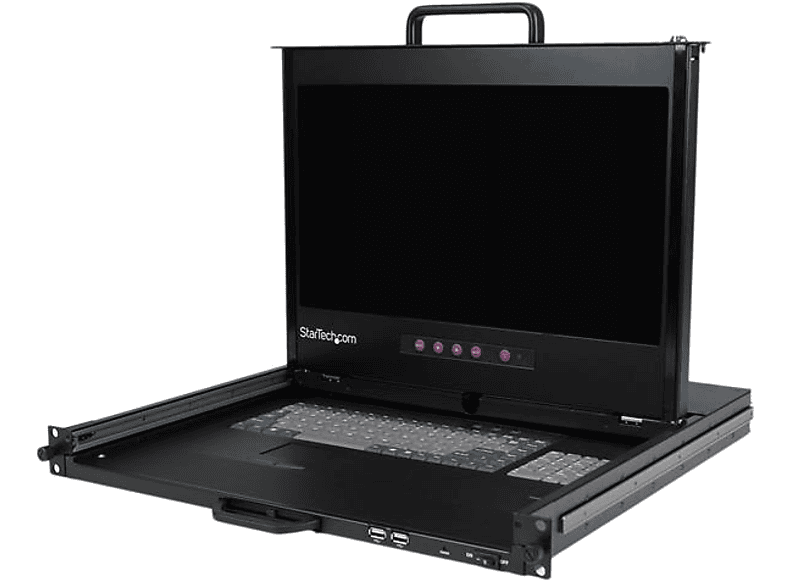 Consola para Rack | StarTech.com RKCOND17HDEU Consola KVM 1U USB PS/2 de Pantalla 17" 1080p para Rac