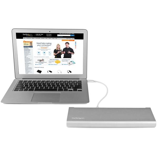 Docking Station - StarTech.com TB2DOCK4K2DP Replicador Puertos Thunderbolt 2 de Vídeo Doble DP