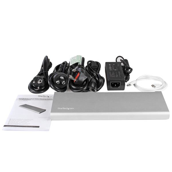 Docking Station - StarTech.com TB2DOCK4K2DP Replicador Puertos Thunderbolt 2 de Vídeo Doble DP