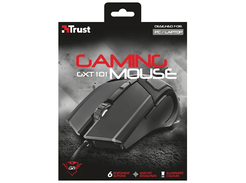 TRUST GXT 101 Gaming Mouse Siyah (21044)_11