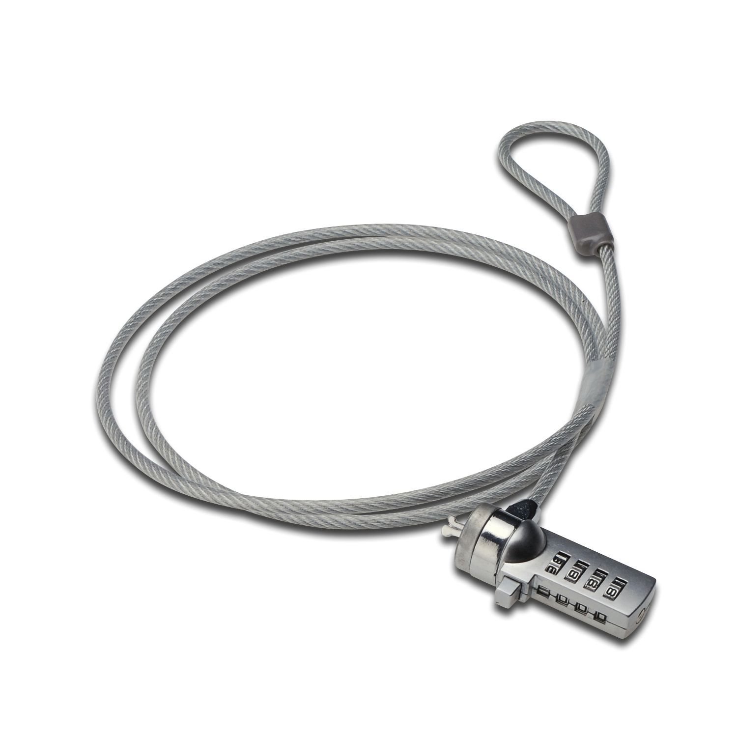 Cable de seguridad para portátil - Eminent EW1241, 1,5 metros, Acero