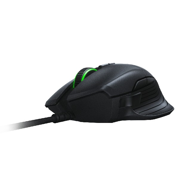 Ratón gaming - Razer Basilisk, Óptico, 16000 ppp, Negro y verde