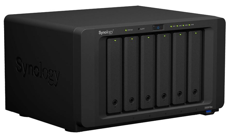 Servidor NAS - Synology DS3018XS, NAS, Escritorio, Ethernet, Negro