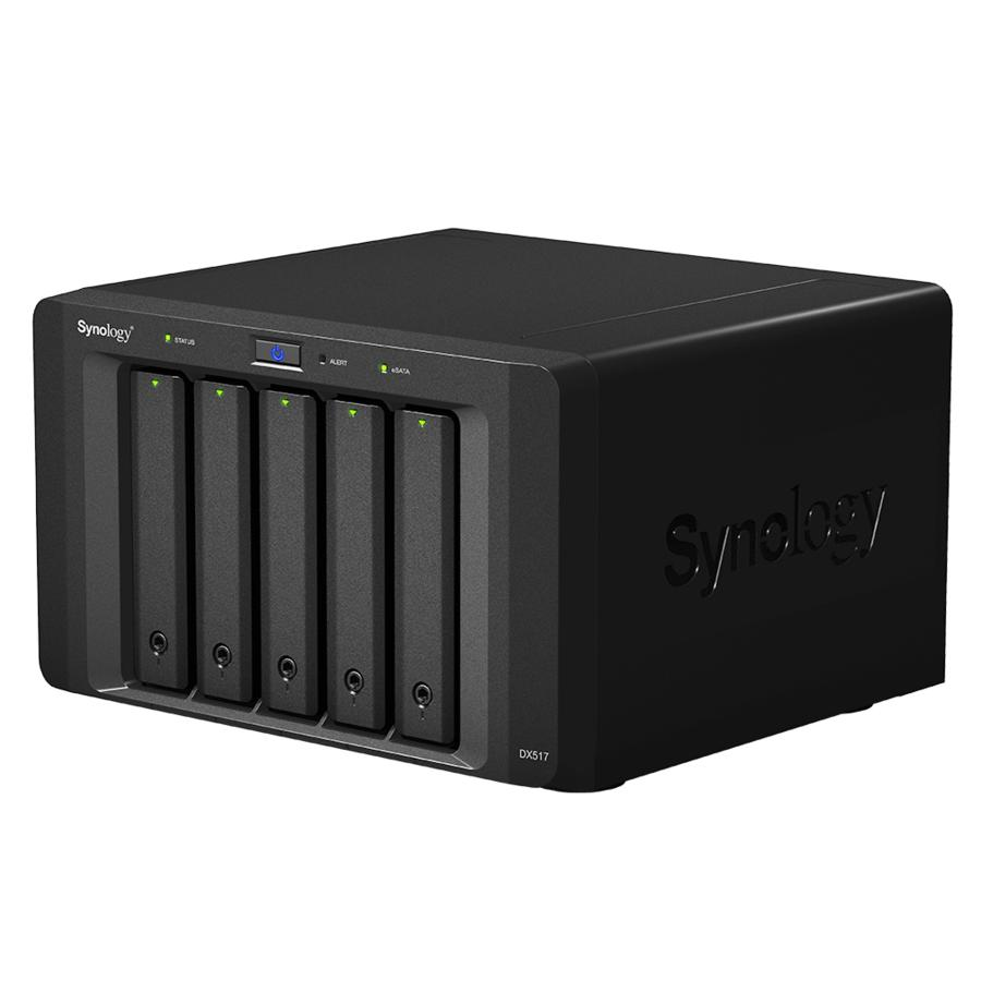 Servidor NAS - Synology DX517, Sobremesa, 2.5/3.5", 50TB, SSD