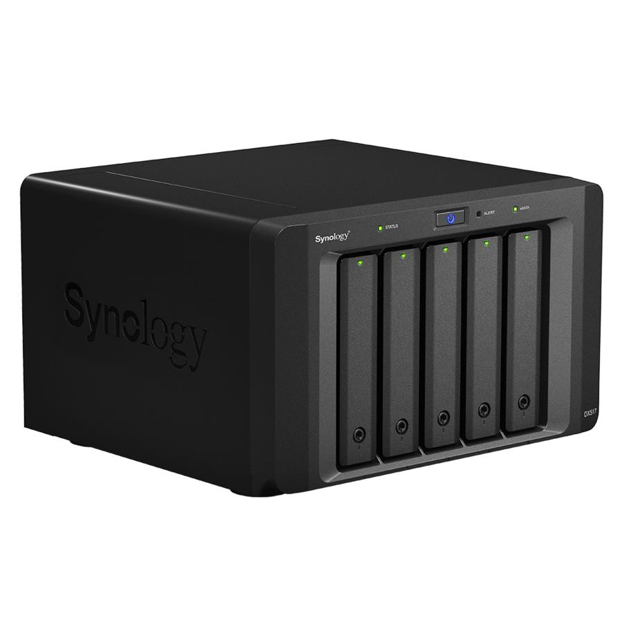 Servidor NAS - Synology DX517, Sobremesa, 2.5/3.5", 50TB, SSD
