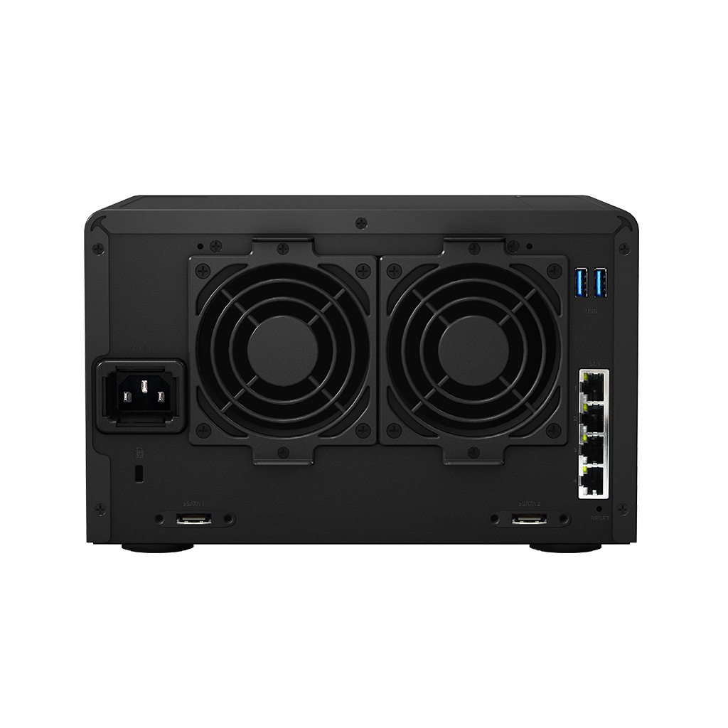 Servidor NAS - Synology DS1517, Sobremesa, Ethernet, Negro
