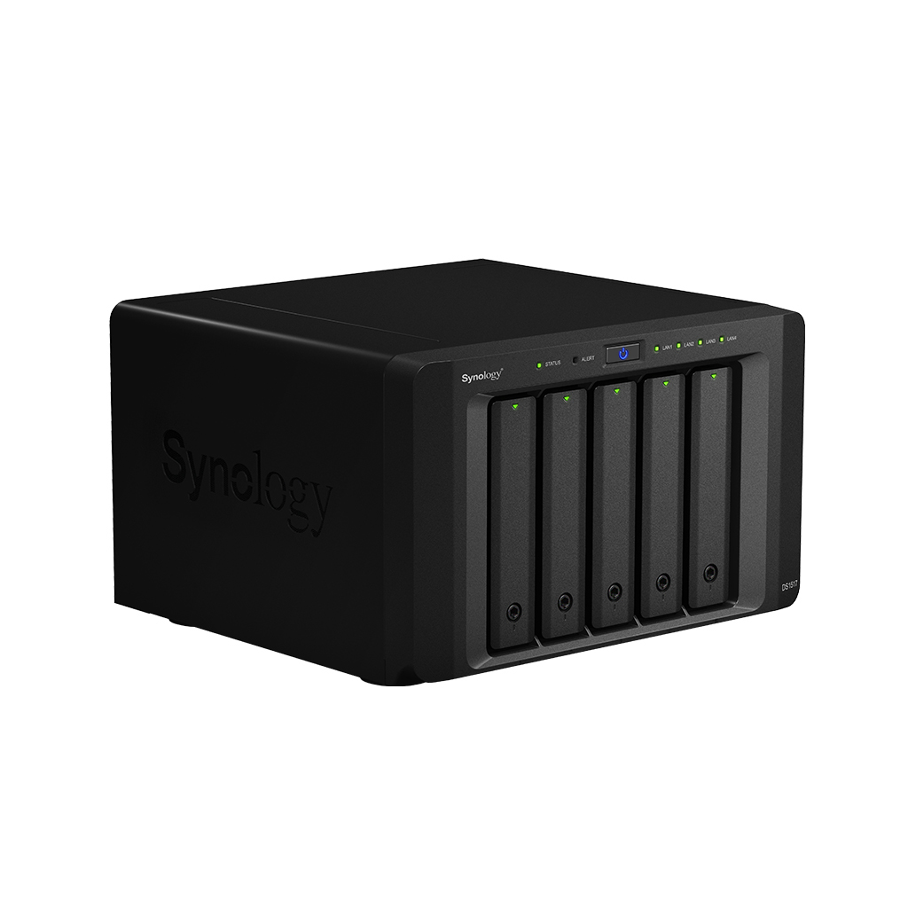 Servidor NAS - Synology DS1517, Sobremesa, Ethernet, Negro