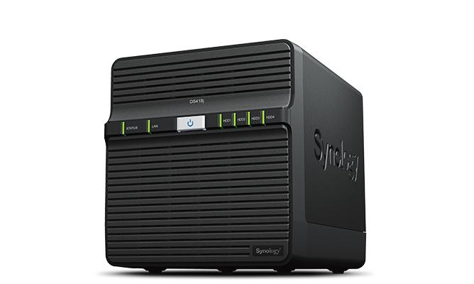 Servidor NAS - Synology DS418J, Ethernet