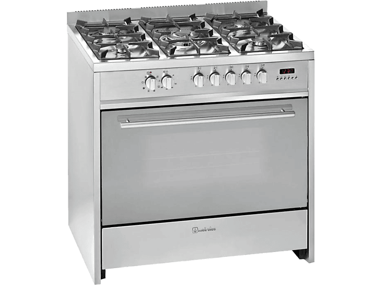 Cocina Gas Meireles e911xnat 5 zonas inox 90 cm 911 nat xencimera de natural horno multifuncional 121