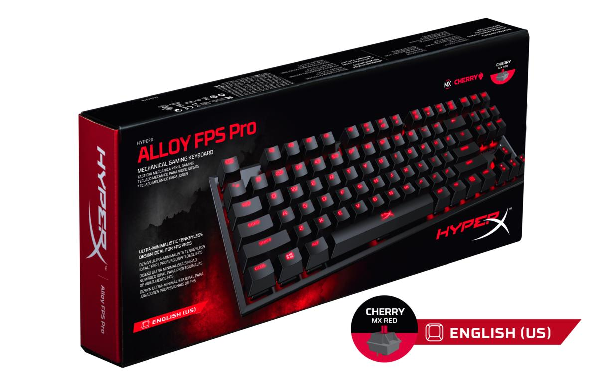 Teclado gaming - Kingston HyperX Alloy FPS Pro, Mecanizado, USB, Inglés de EE. UU.