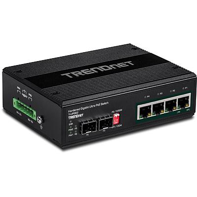 Switch - Trendnet TI-UPG62, No gestionado, L2, Gigabit Ethernet (10/100/1000), Energía sobre