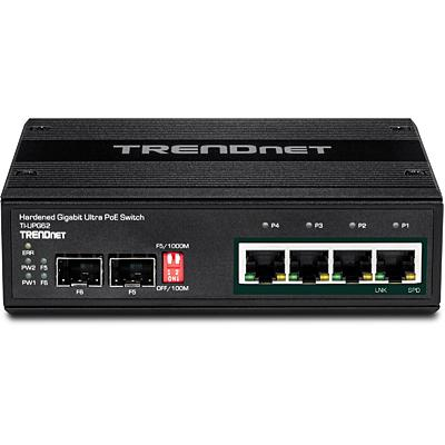 Switch - Trendnet TI-UPG62, No gestionado, L2, Gigabit Ethernet (10/100/1000), Energía sobre