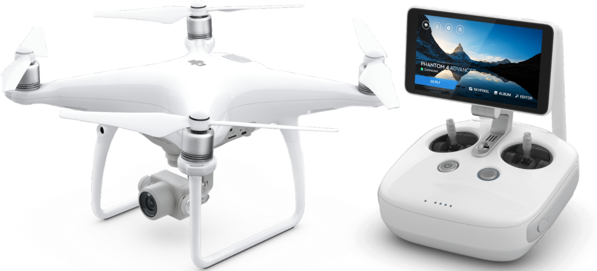 Drone - DJI Phantom 4 Advanced Plus, 4K, 20MP, 72 Km/h, 30 min, Blanco + Control Remoto