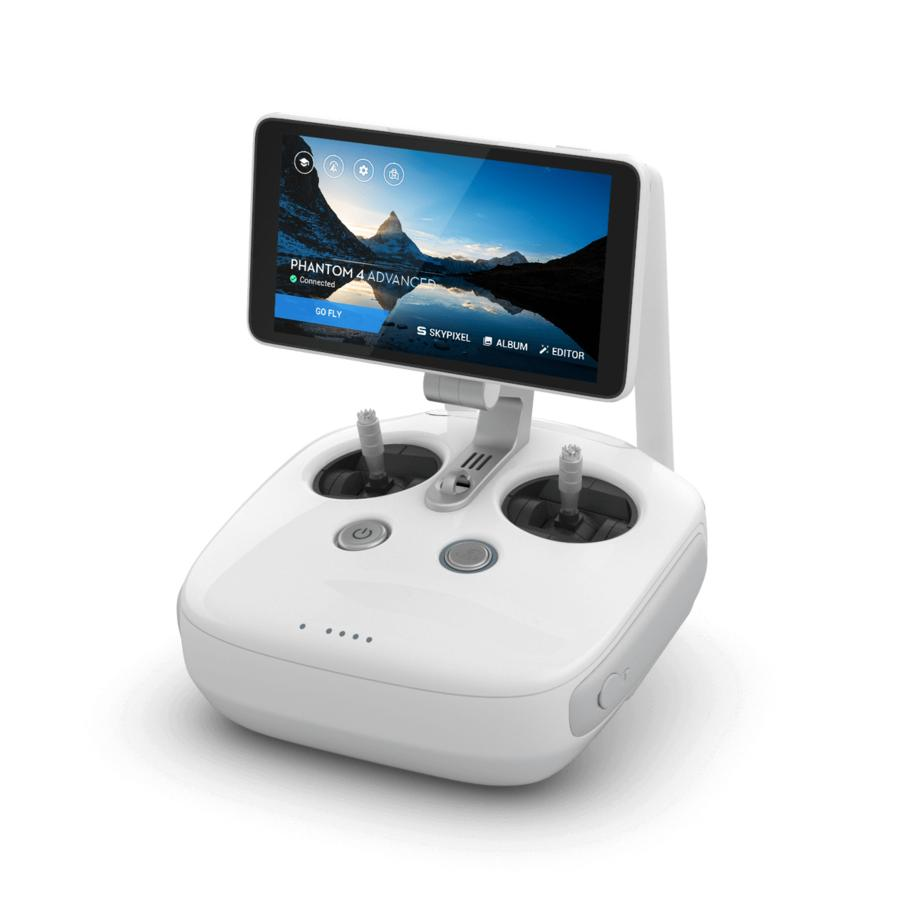 Drone - DJI Phantom 4 Advanced Plus, 4K, 20MP, 72 Km/h, 30 min, Blanco + Control Remoto