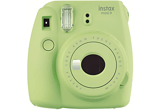 Cámara instantánea - Fujifilm Instax Mini 9, Verde lima + Pack papel fotográfico (10 fotos)