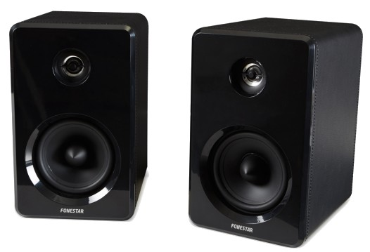 Parejadealtavoceshififonestarmonitorpl Altavoces Fonestar monitorpl 20w bass reflex negro altavoz de estantería hifi