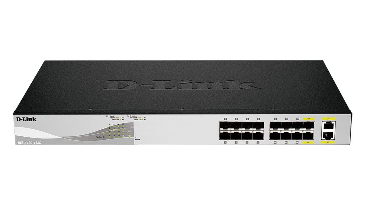Switch - D-Link Dxs-1100-16Sc, Gestionado, 10GEthernet (100/1000/10000)-