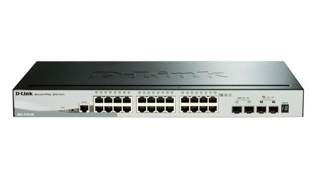 Switch - D-Link DGS-1510, Gestionado, L3, Gigabit Ethernet (10/100/1000), Energía sobre Ethernet