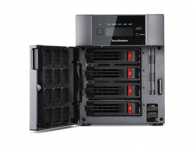 Servidor NAS - Buffalo TeraStation 5410DN, Escritorio, Ethernet, Negro