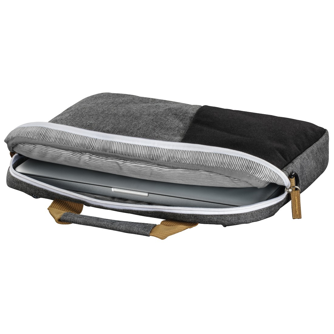 Bandolera - Hama Florenz, 15.6", Negro y gris