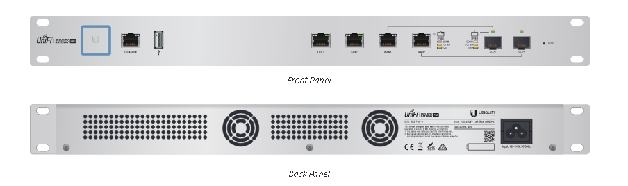 Pasarela y controlador - Ubiquiti Networks USG-PRO-4, 10,100,1000Mbit/s
