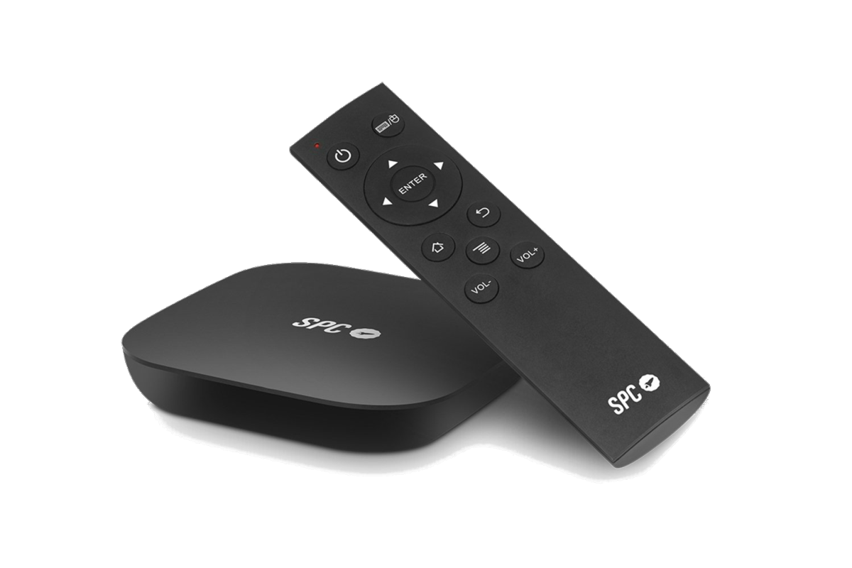 Reproductor Smart TV - SPC Alien, Smart TV Box, Android 4.4, Negro
