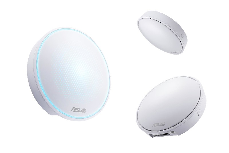 Punto de acceso WLAN - ASUS Lyra Mini, Kit de 3 Sistemas Wi-Fi, Mesh Doble Banda AC1300, Gigabit