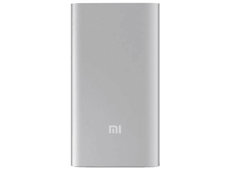 Powerbank - Xiaomi Mi, Polímero de litio, 5000mAh, Plata