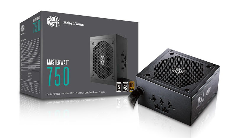 Fuente de alimentación - Cooler Master MasterWatt 750, 750W, ATX