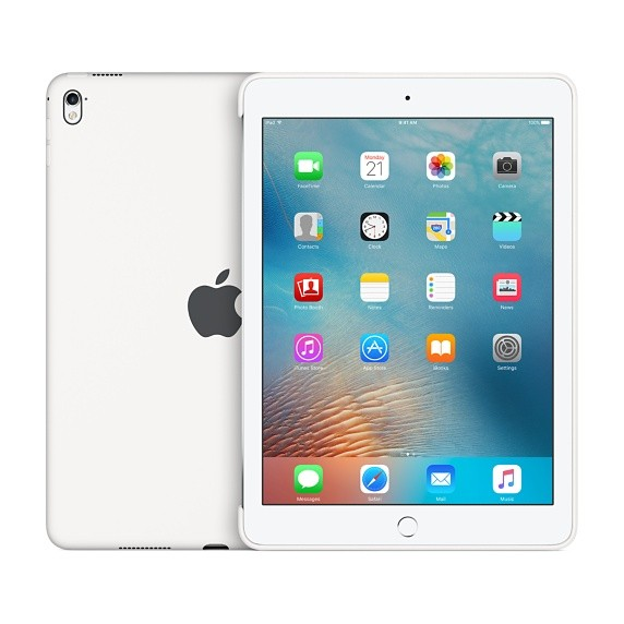 Funda tablet - APPLE Silicone Case, para iPad Pro 9.7", Blanco