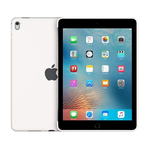 Funda tablet - APPLE Silicone Case, para iPad Pro 9.7", Blanco