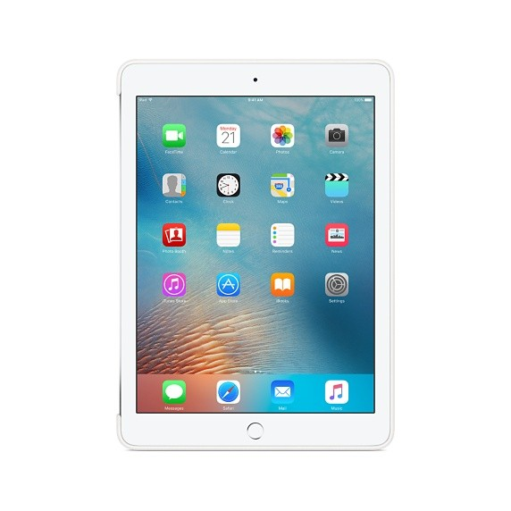 Funda tablet - APPLE Silicone Case, para iPad Pro 9.7", Blanco
