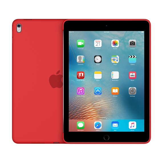 Carcasa para iPad Pro 9.7" - Apple Silicone Case, Rojo