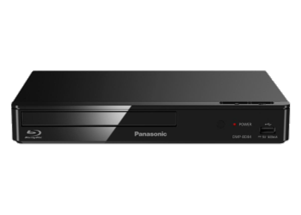 Reproductor Blu-ray - Panasonic DMP-BD84EG-K, Full HD, 2D Blu-Ray, HDMI, USB, Conexión internet