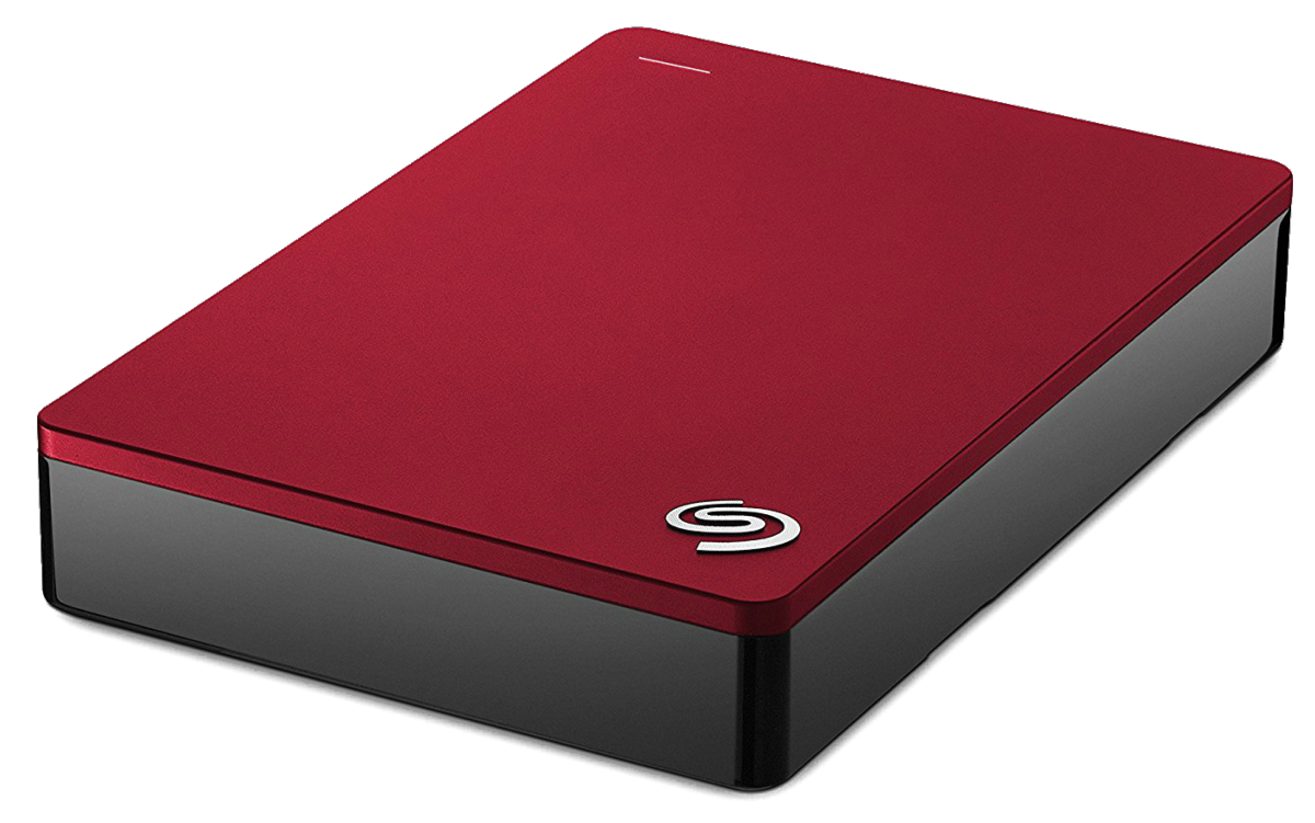 Disco Duro 4 TB - Seagate Backup Plus Portable, 2.5", Color Rojo