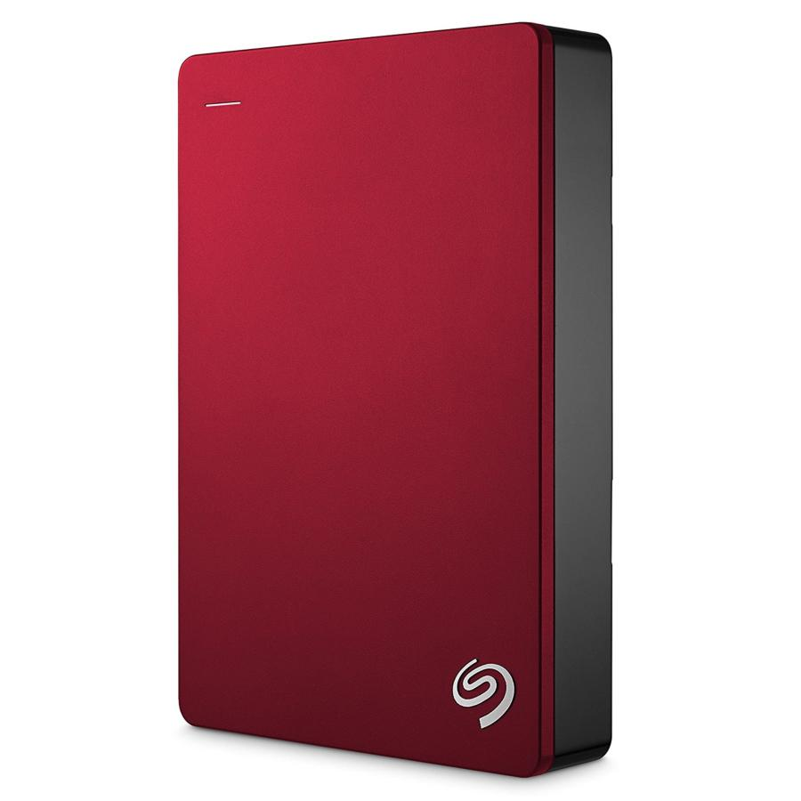 Disco Duro 4 TB - Seagate Backup Plus Portable, 2.5", Color Rojo
