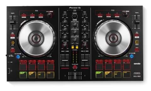 Controladora DJ - Pioneer DDJ-SB2, 2 canales, 4 pads, Filter Fade, USB