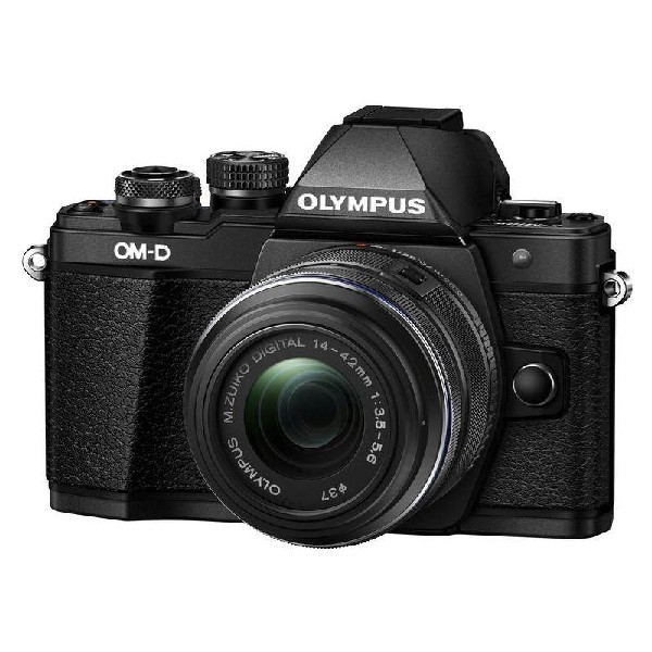 Cámara EVIL - Olympus OM-D E-M10 Mark II Negro + Objetivos 14-42 mm IIR + 40-150 mm II + Trípode