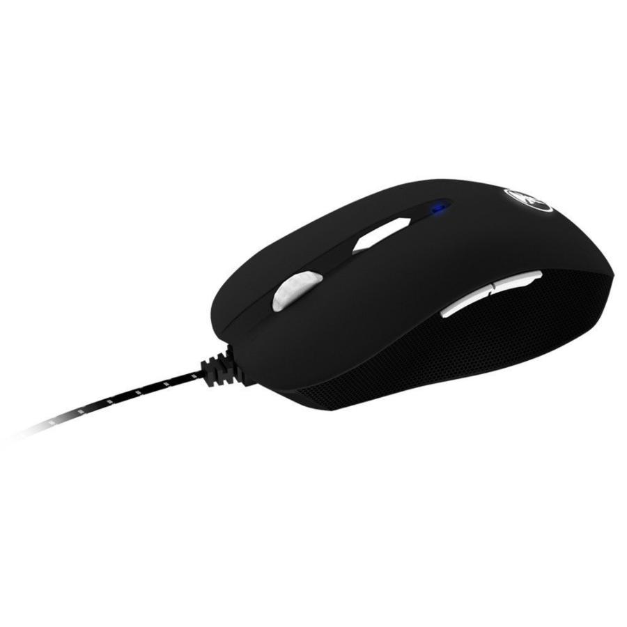 Ratón gaming - Mars Gaming HADES MMHA1, 3200 DPI, USB, LED, Negro