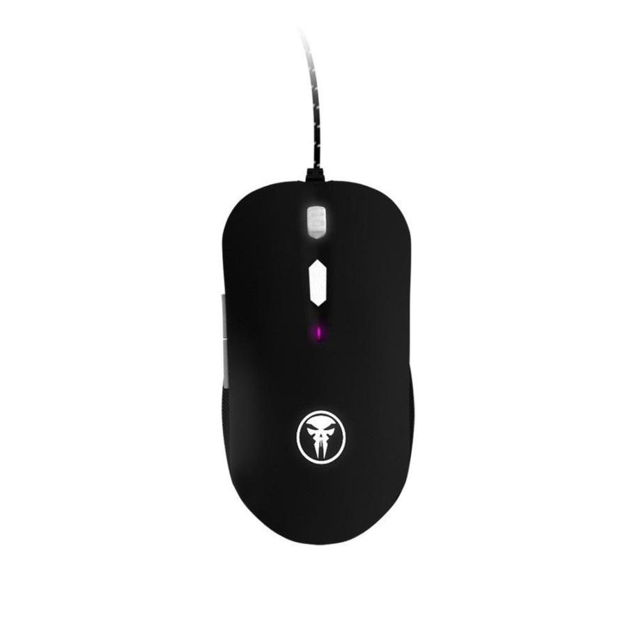 Ratón gaming - Mars Gaming HADES MMHA1, 3200 DPI, USB, LED, Negro