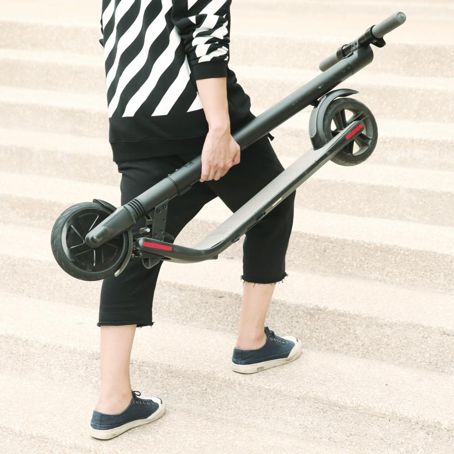 Patinete eléctrico - Ninebot by Segway ES1, 20 Km/h, 250W, Autonomía 25 km, Plegable, 11.3 kg