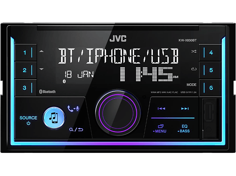 Autorradio | JVC KW-X830BT