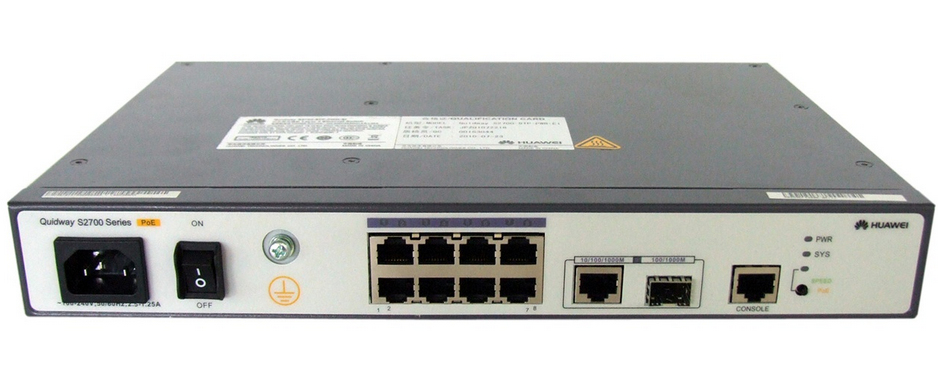 Switch - Huawei S2700, gestionado, PoE