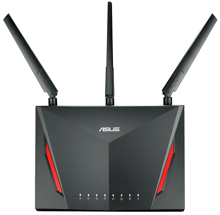 Router gaming - ASUS RT-AC86U AC2900, Inalámbrico, Dual-band, 2917 Mbps, Negro