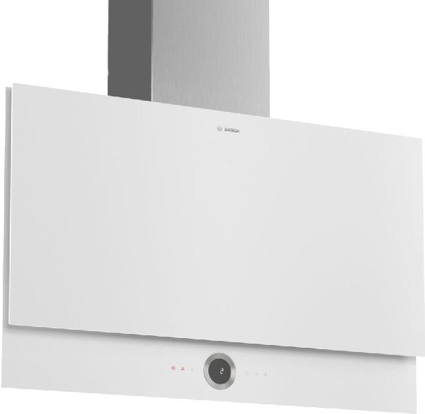 Campana - Bosch DWF97RV20, Decorativa, 730 m³/h, 57 dB, Home Connect, Motor EcoSilence, Blanco