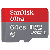 Tarjeta Micro Sdxc Sandisk Ultra 64gb 100 Ms S Uhs I U1 Clase 10 Adaptador Sd Multicolor